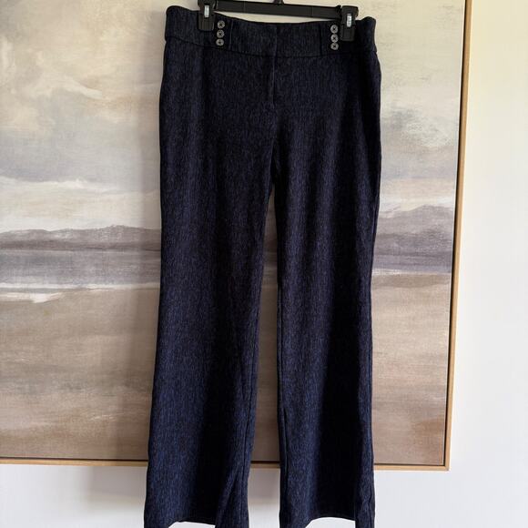 Anne Klein Pants - Anne Klein Size 10 Blue Pants Inseam 32” Pockets Zipper Viscose Blend